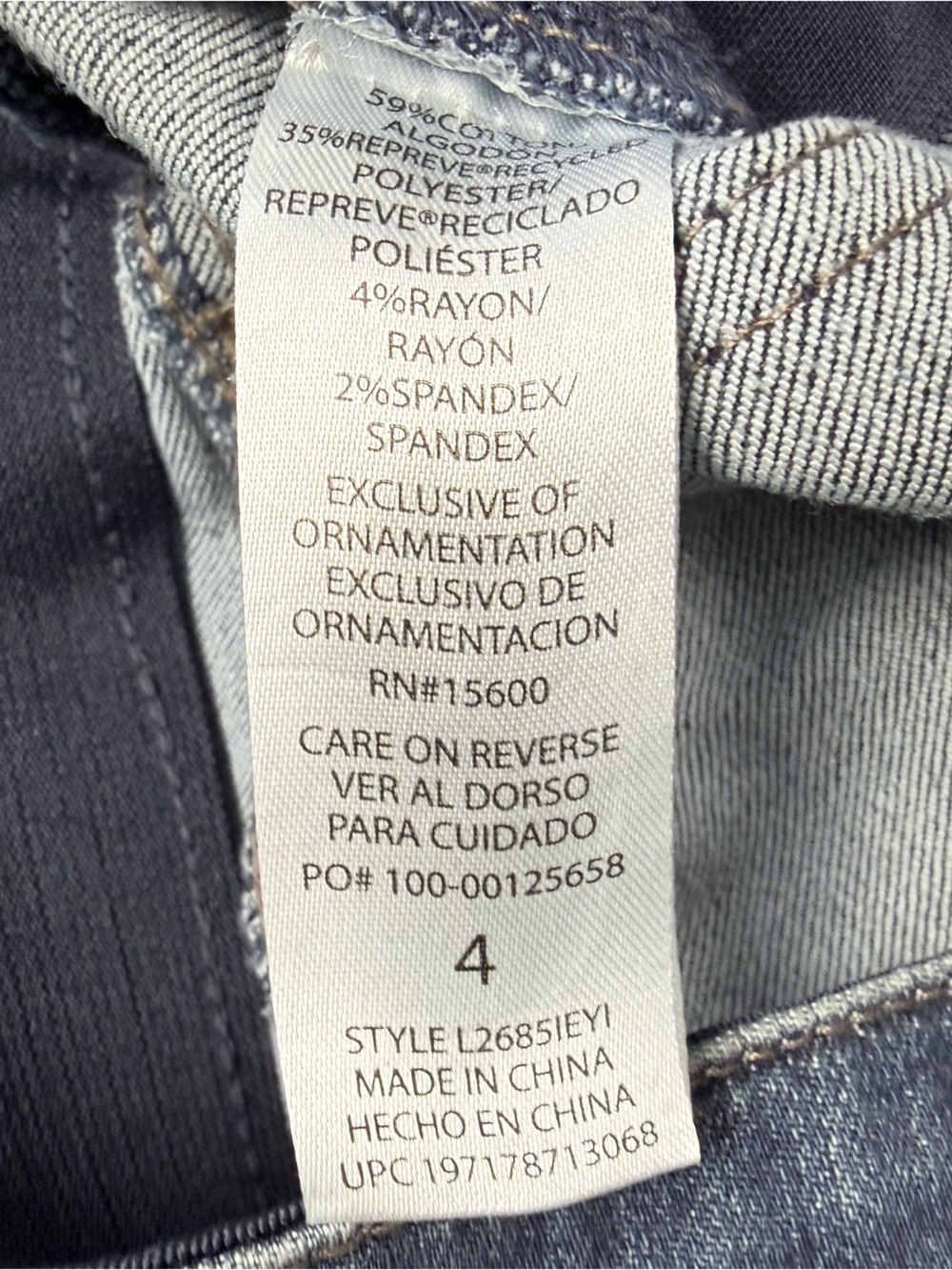 Wit & Wisdom Ab Solution Women Jeans High Rise Wide
Leg Stretch Color Indigo 4 - Picture 8 of 9